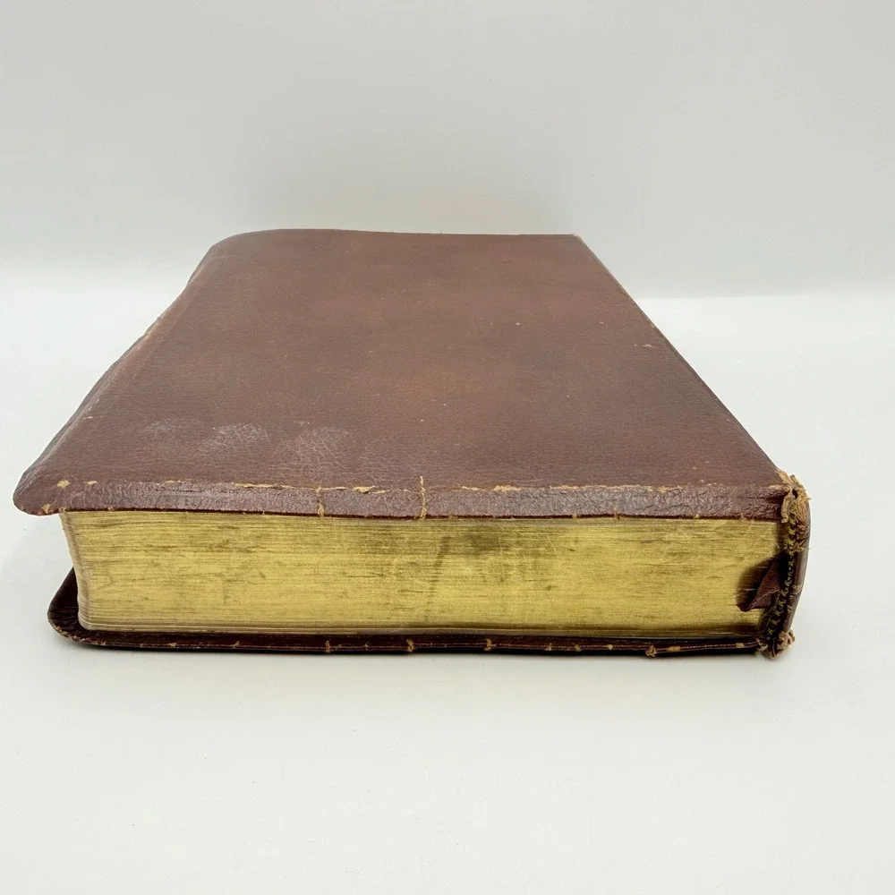 Thomas Nelson Topical Chain Study Bible 964BR Brown Bonded Leather 1989 Indexed - Picture 6 of 11